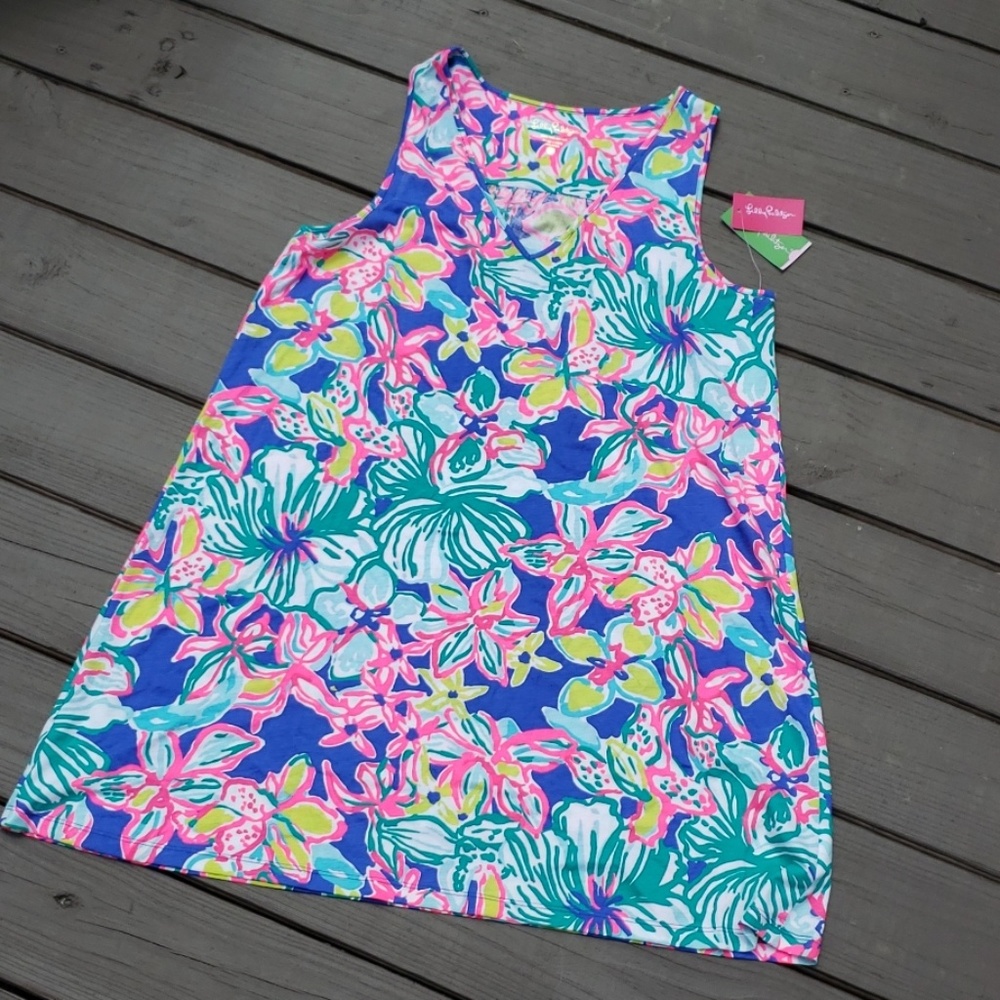 NWT Iris Blue Casa Azul dress